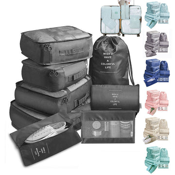 8-piece Set Luggage Divider Bag Travel Storage Organizer